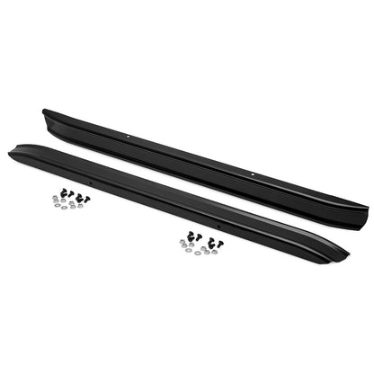 Bumpers - Stock, Black w/Hardware, Pair, 1966-77 Ford Bronco