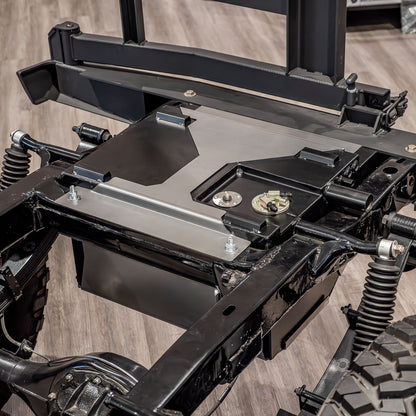 Frame Mounted 23 Gallon Skid Plate, 1966-77 Ford Bronco