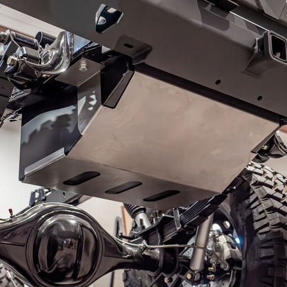 Frame Mounted 23 Gallon Skid Plate, 1966-77 Ford Bronco