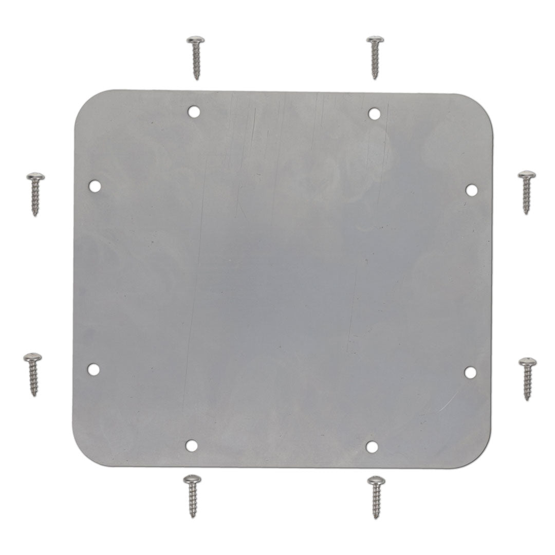 Screw In Driver Side Fresh Air Intake Block Off Plate, 1966-77 Ford Bronco