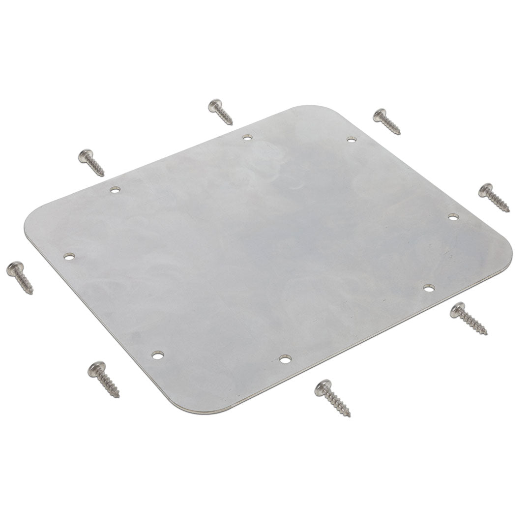 Screw In Driver Side Fresh Air Intake Block Off Plate, 1966-77 Ford Bronco