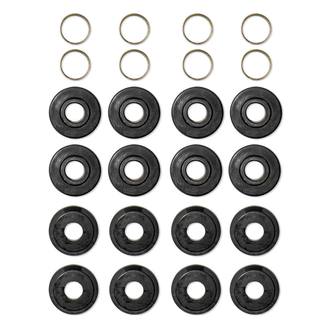 Body Mount Bushings Only, Polyurethane, 1966-77 Ford Bronco