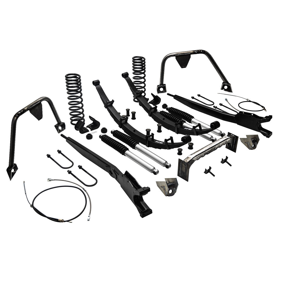 3.5 inch Long Travel Suspension Lift Kit - Level 4