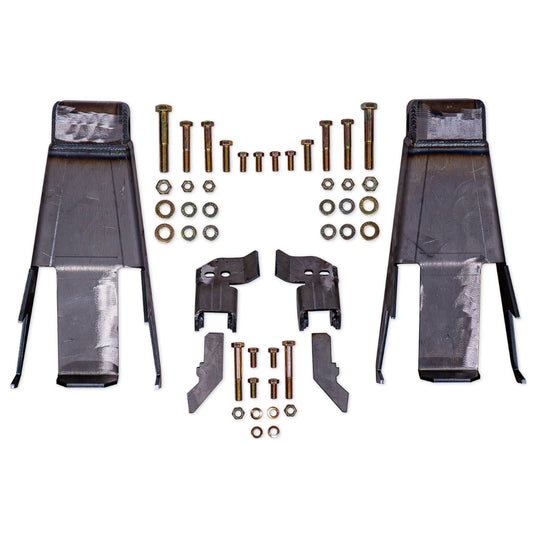 Black coil-over shock absorber with silver spring, no mounting arms, side view