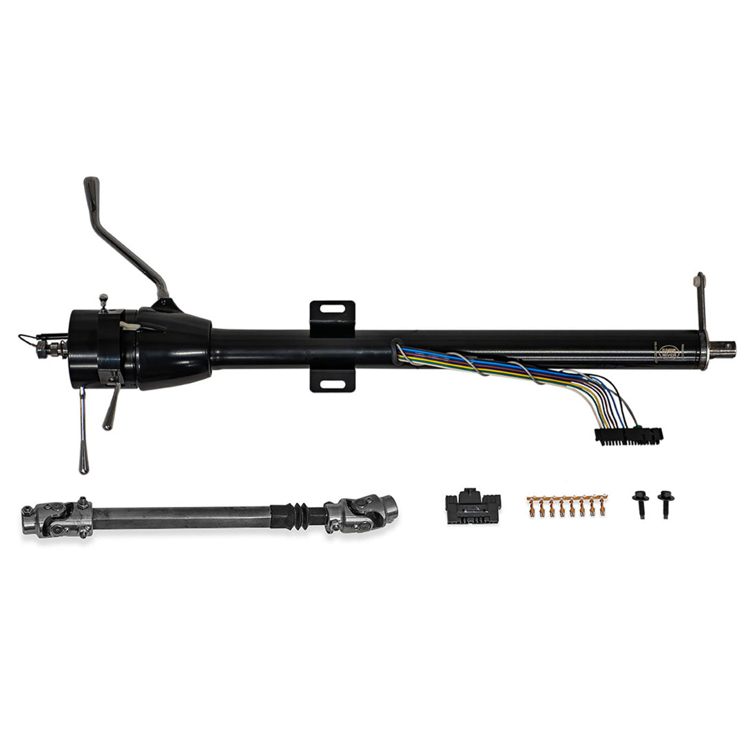 ファントム・コア 1966-77 Ford Bronco Black Tilt Steering Column Kit