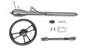 Tilt Column Kit w/Steering Wheel - Polished, Manual for Floor Shift