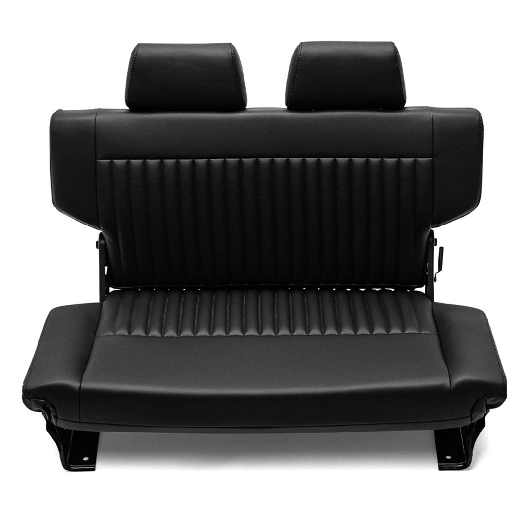 Premium Black Rear Fold & Tumble Seat w/ Brackets