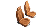 Premium Deerskin Diamond Stitched Front Bucket Seats with Hardware