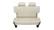 Premium Parchment Diamond Stitched Fold & Tumble Rear Seat