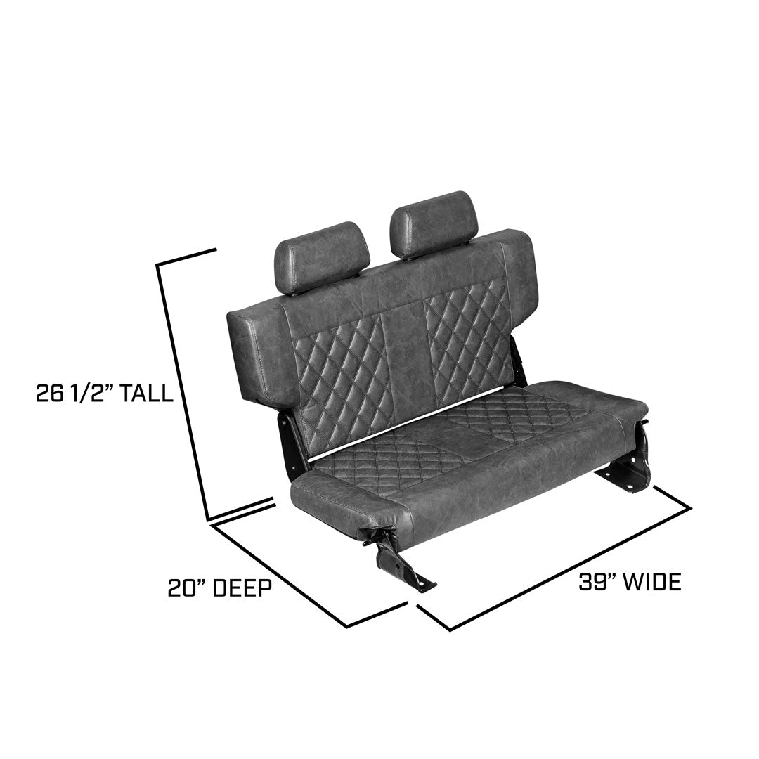 Premium Parchment Early Bronco Seats - Front & Rear