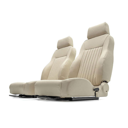 Premium Parchment Early Bronco Seats - Front & Rear