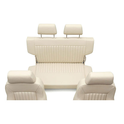 Premium Parchment Early Bronco Seats - Front & Rear