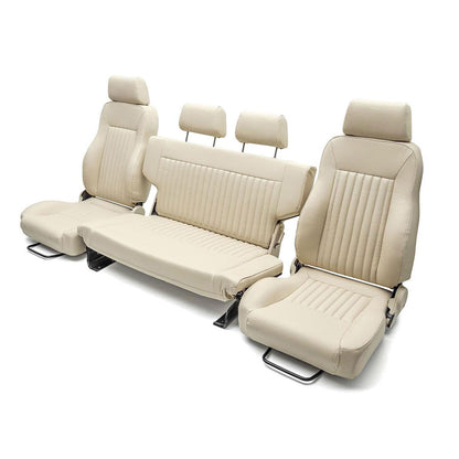 Premium Parchment Early Bronco Seats - Front & Rear