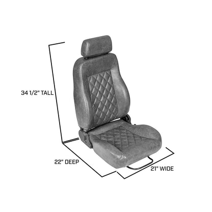 Premium Parchment Early Bronco Seats - Front & Rear