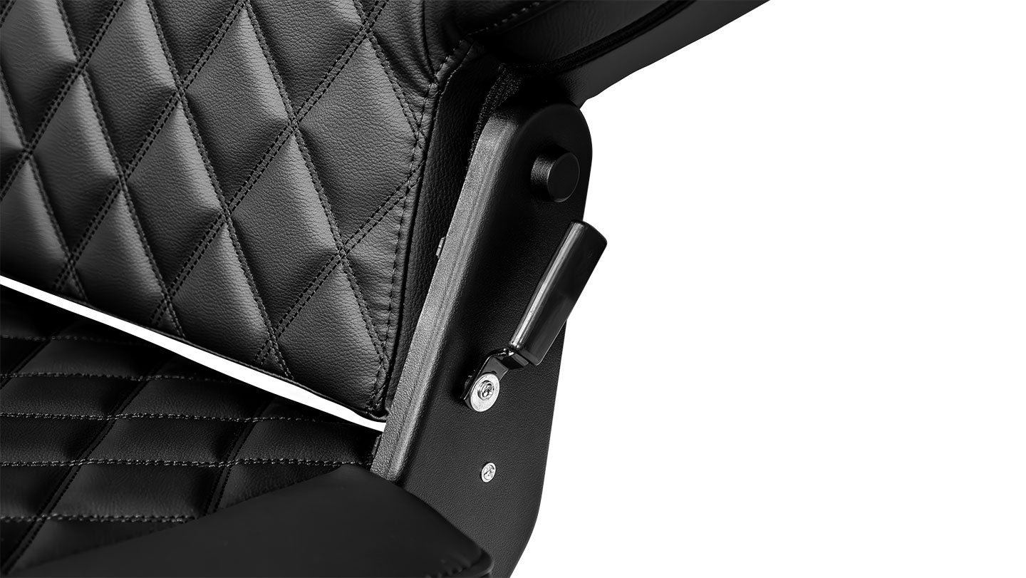 Premium Black Diamond Stitched Front & Rear Seats