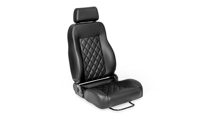 Premium Black Diamond Stitched Front & Rear Seats