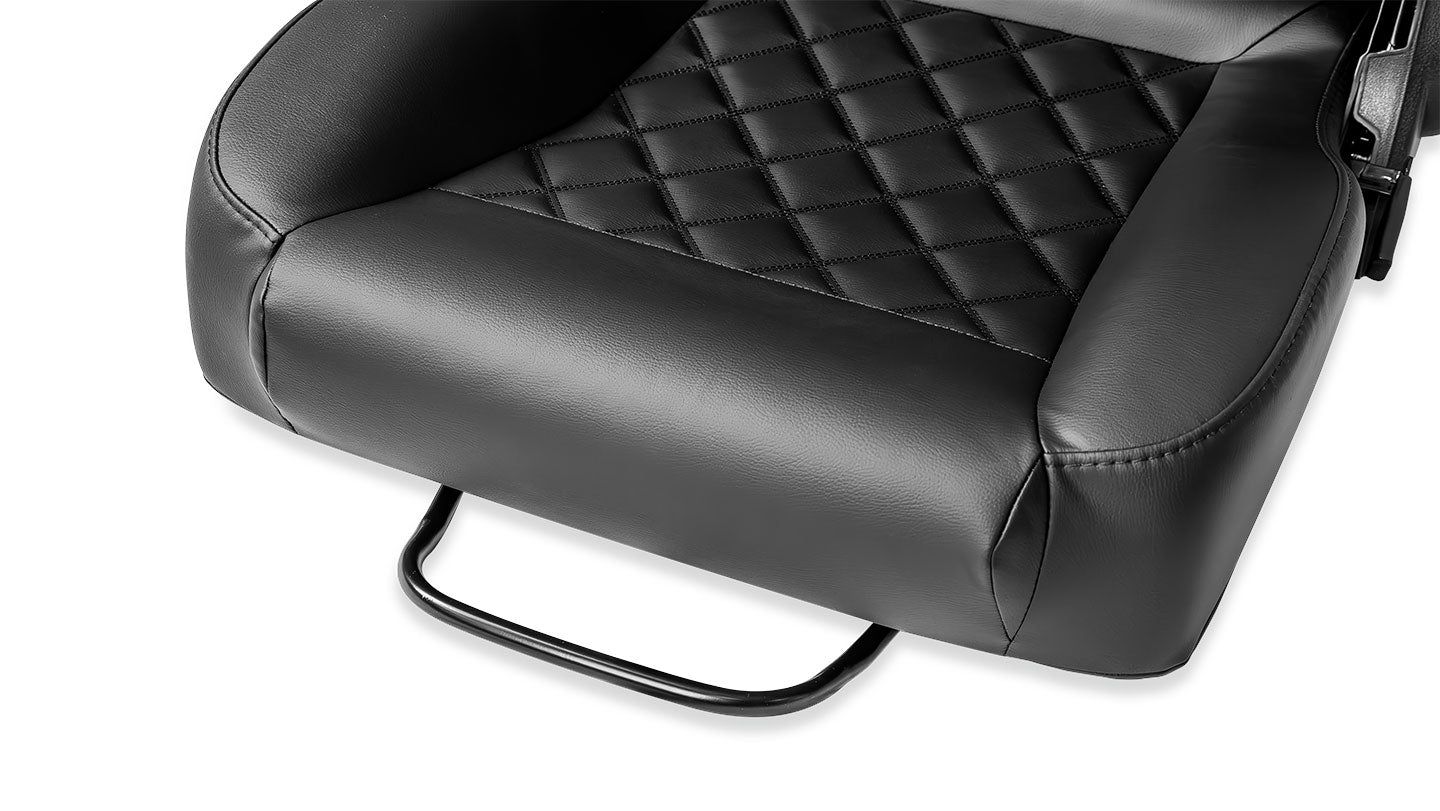 Premium Black Diamond Stitched Front & Rear Seats