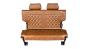 Premium Walnut Diamond Stitched Fold & Tumble Rear Seat