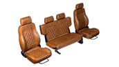 Premium Walnut Diamond Stitched Front & Rear Seats