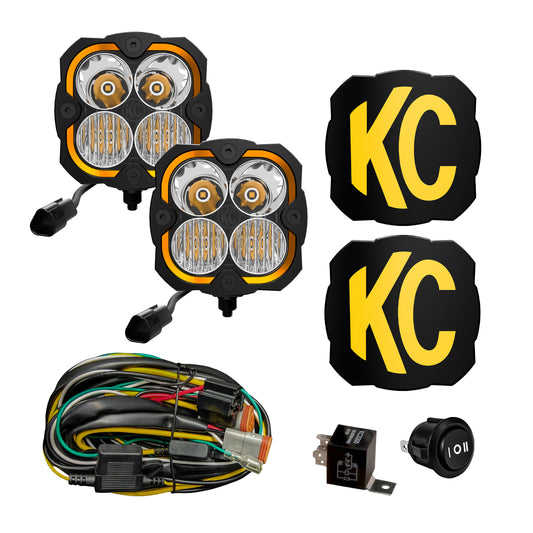 KC HiLites FLEX ERA 4 - 80W Combo Beam Kit 287