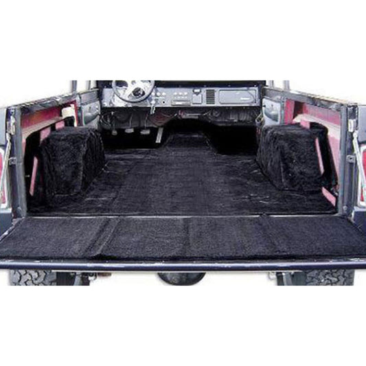 Black Full Carpet Kit, 66-77 Ford Bronco 