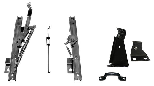 Stock Front Bucket Seat Brackets, 66-77 Ford Bronco