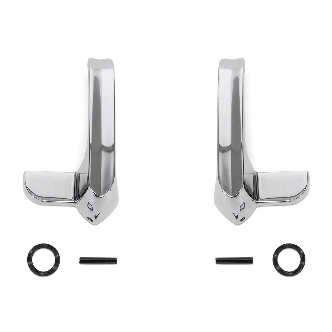 Chrome Vent Window Handle Pair, 1966-67 Ford Bronco