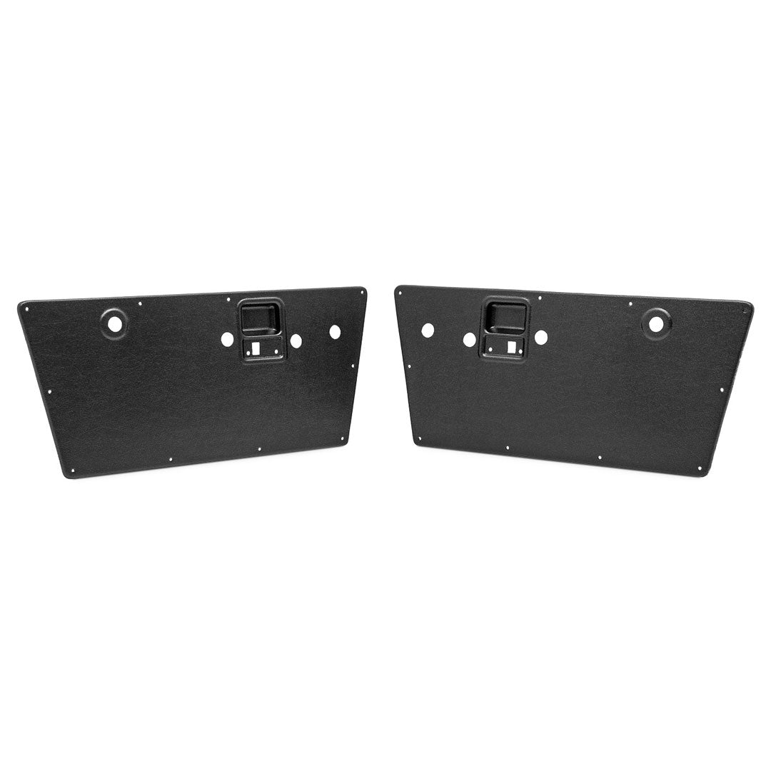 Black Smooth Plastic Door Panels, 1968-77 Ford Bronco