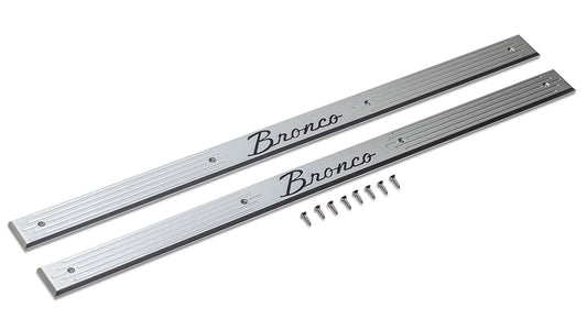 Door Sill Plates w/Bronco Script