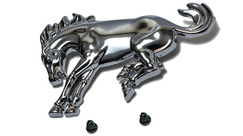 Bronco Horse Fender Script Emblem w/Mounting Studs