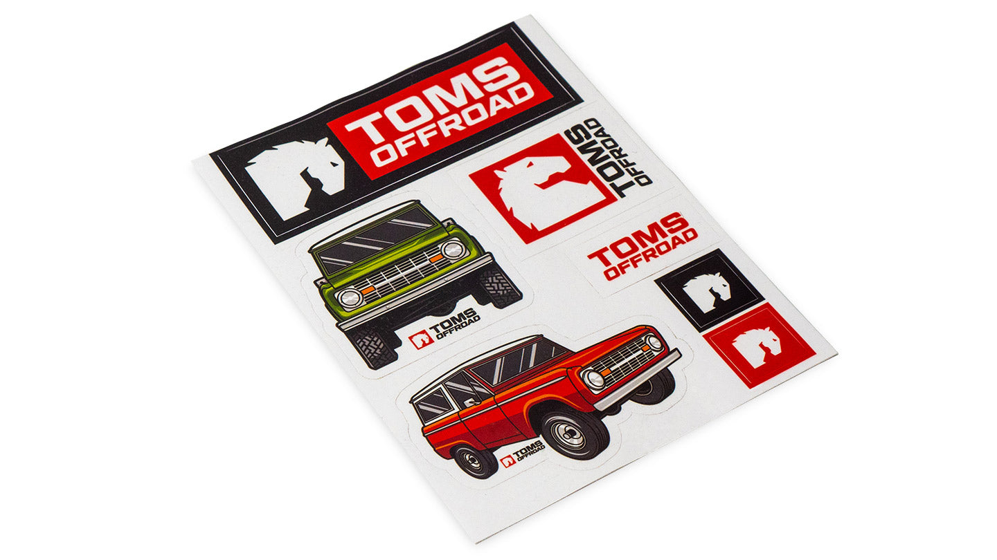 TOMS OFFROAD Sticker (FREE w/any purchase)