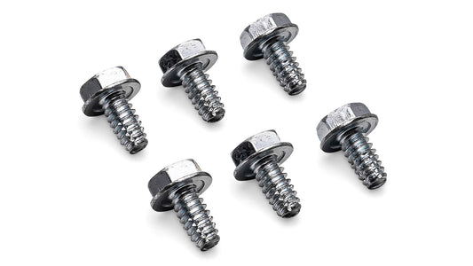 License Plate Bracket Screws, Set of 6