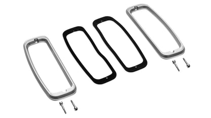 Billet Aluminum Tail Light Bezels, pair