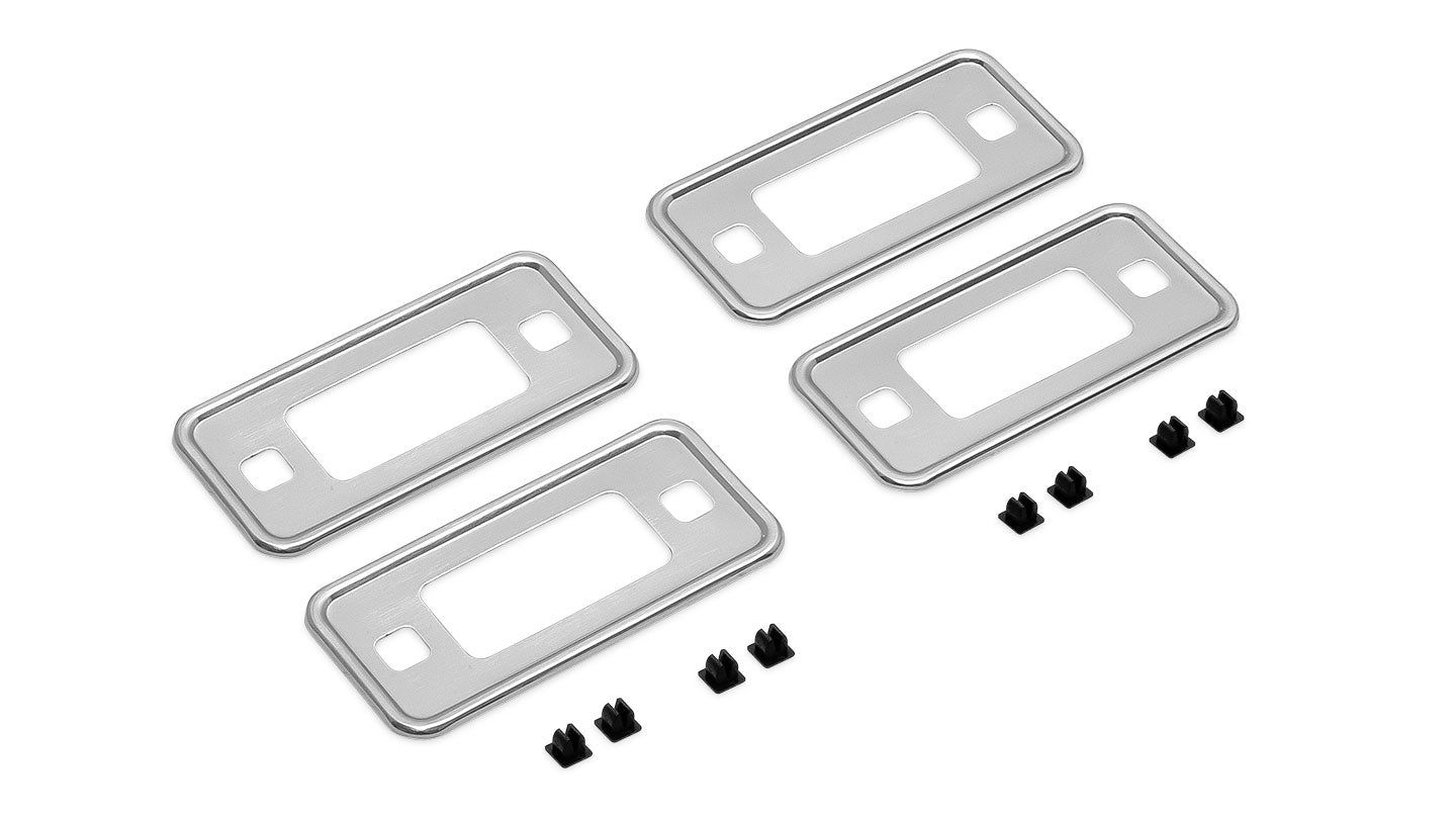 Side Marker Light Bezels - Set of 4, 70-77 Ford Bronco