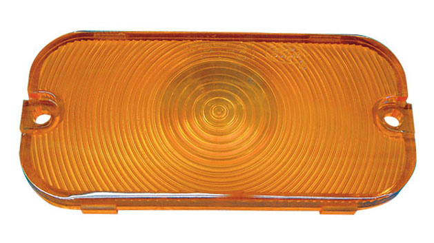 Turn Signal Lens - Amber, 66-68 Ford Bronco