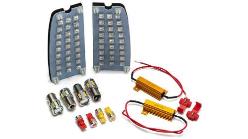 LED Exterior Light Kit w/Board Style Tail Lights, 70-77 Ford Bronco