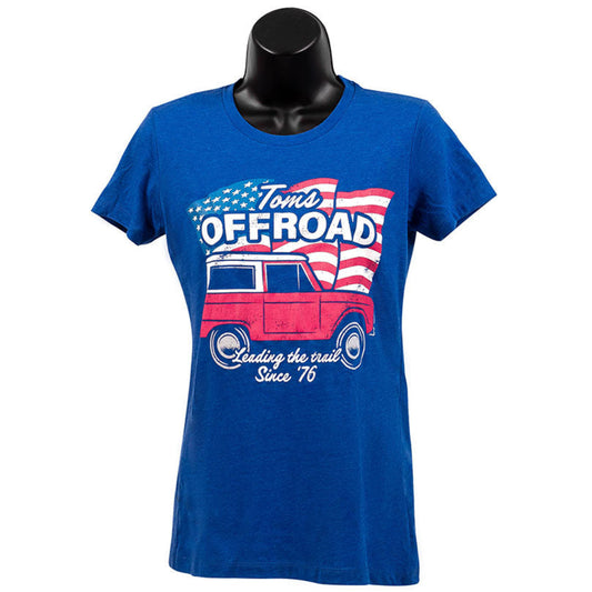 TOMS OFFROAD Ladies Patriotic Shirt - Royal