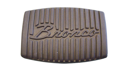 Brake Pedal Pad w/Bronco Script - Medium, Clutch/Brake