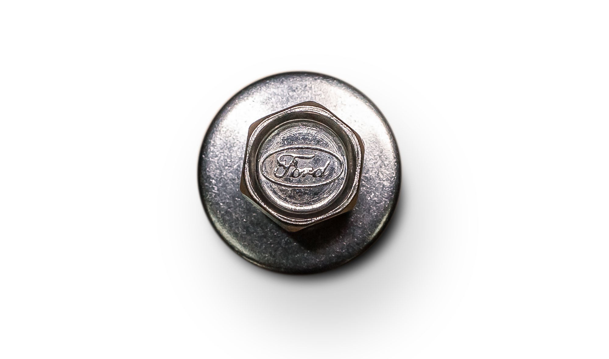 66-77 Ford Bronco Script Stainless Bolt with Ford Logo