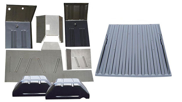 Floor Pan Kit - Front & Rear, 8 Piece