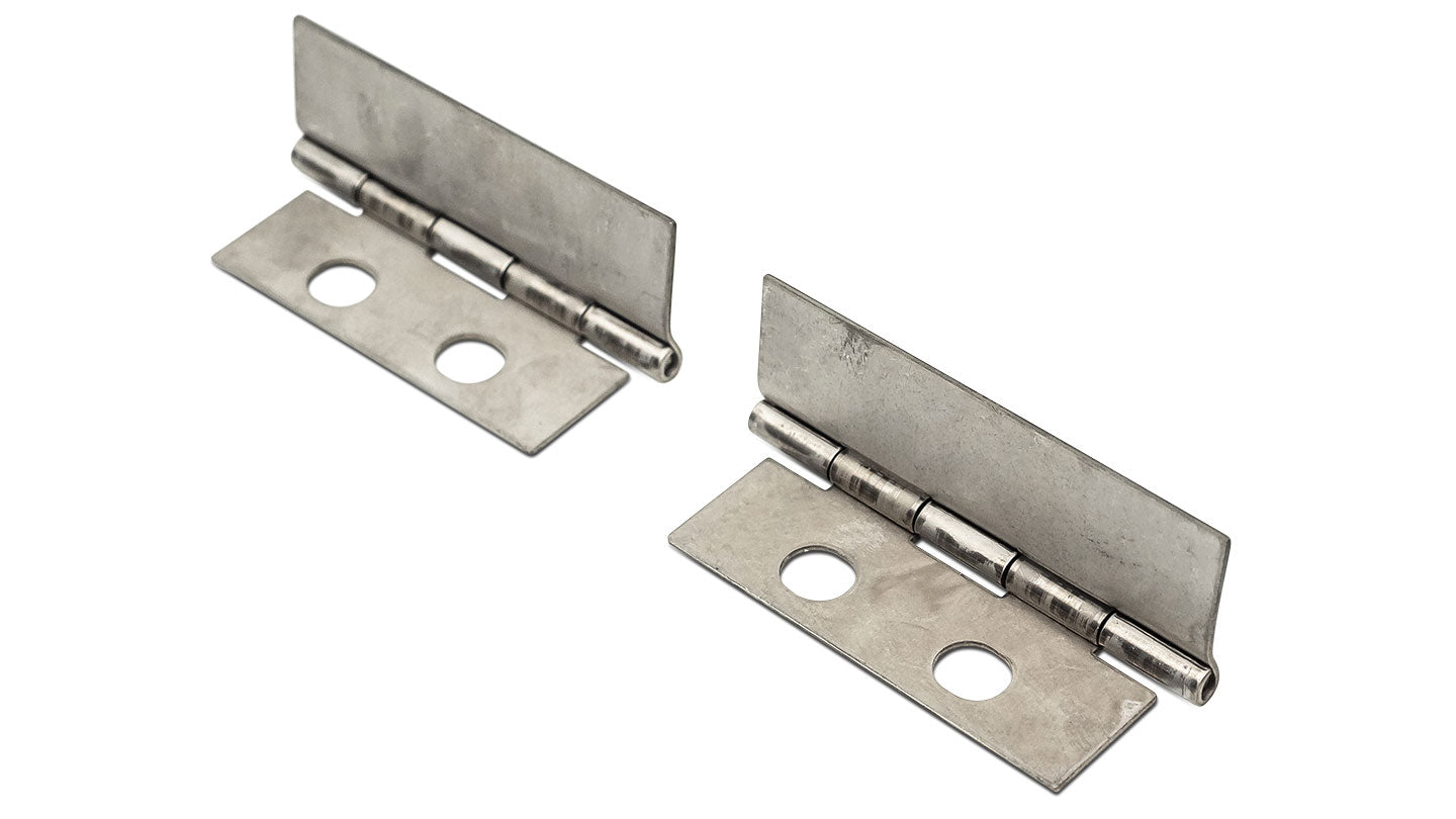 Stainless Steel Hood Hinges, 66-77 Ford Bronco