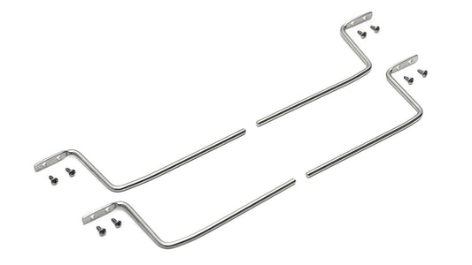 Visor Rods for Vacuum Wipers - Polished Stainless, Set of 4, 66-68 Ford Bronco