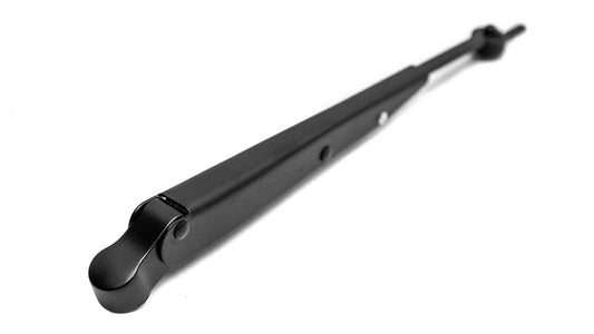 Wiper Arm, Flip Style, Black STAINLESS, Requires Aftermarket Blades