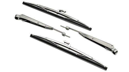 Wiper Arm & Blade Kit - Aftermarket, Polished Stainless