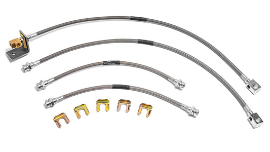 Braided Stainless Brake Hose Kit for Drum Brakes - 66