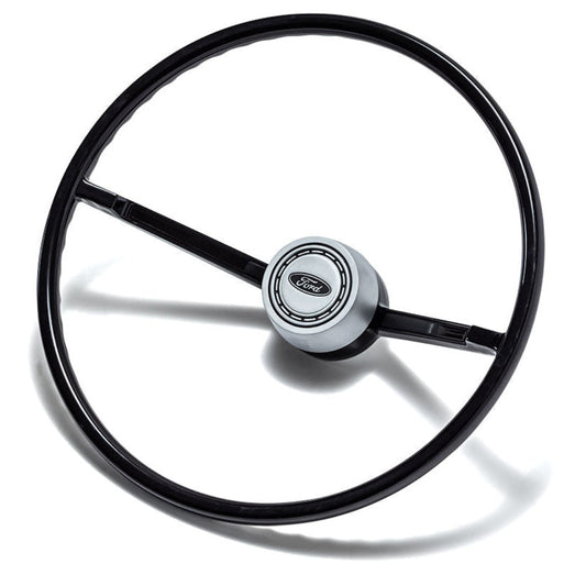 Steering Wheel - OE Style w/Argent Horn Button, 66-77