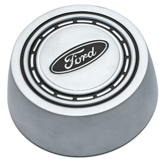 OE Style Factory Horn Button, Argent Silver, 66-73 Ford Bronco