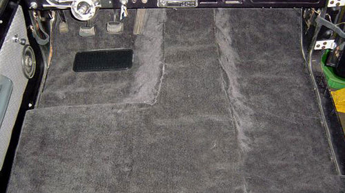 Black Half Cab Carpet Kit