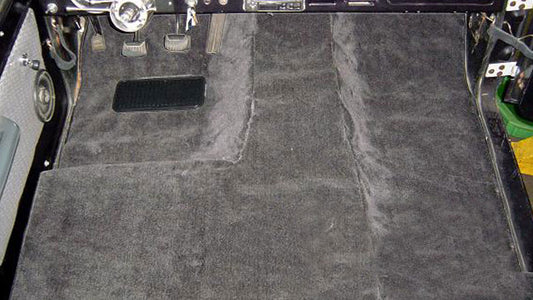 Black Half Cab Carpet Kit