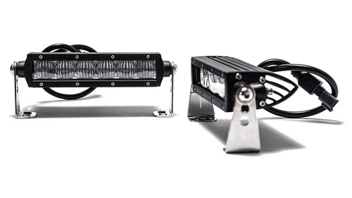 LED Light Bar Kit - 6.5'' Single Row, Flood, Pair